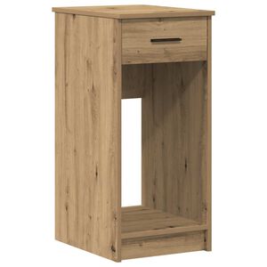 vidaXL Poč&iacute;tačov&yacute; stojan se z&aacute;suvkou dub artisan 35x45x77 cm