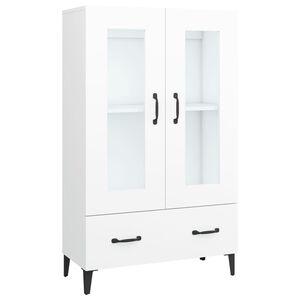vidaXL Komoda b&iacute;l&aacute; 70 x 31 x 115 cm kompozitn&iacute; dřevo