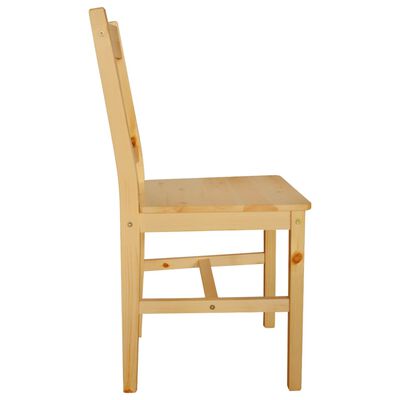 vidaXL Jídelní židle 6 ks borové dřevo
