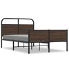 vidaXL R&aacute;m postele bez matrace 140x190 cm hněd&yacute; dub kompozitn&iacute; dřevo