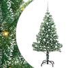 vidaXL Uměl&yacute; v&aacute;nočn&iacute; stromeček se sněhem a LED osvětlen&iacute;m 120 cm
