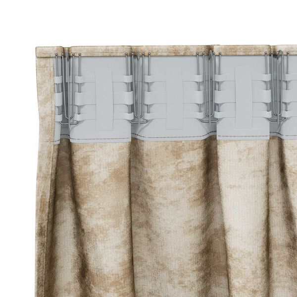 vidaXL Sametov&eacute; z&aacute;věsy se z&aacute;clonami 2 pcs Kr&eacute;mov&aacute; 260 x 140 cm samet