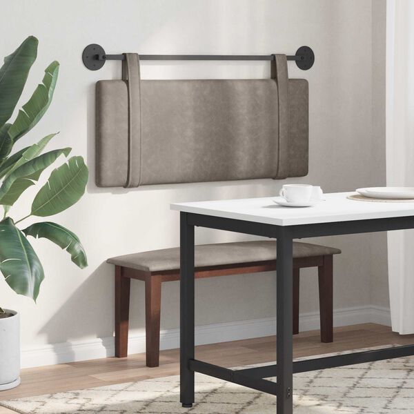 vidaXL Z&aacute;věsn&aacute; čeln&iacute; deska N&aacute;stěnn&yacute; &Scaron;ed&yacute; 110 x 55 x 5 cm Antick&yacute; PU