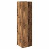vidaXL Rohov&aacute; skř&iacute;ňka old wood 33 x 33 x 132 cm kompozitn&iacute; dřevo