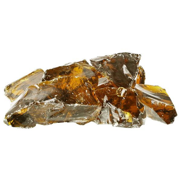 vidaXL Zahradn&iacute; kameny Hněd&aacute; 12 cm Sklo