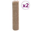 vidaXL Jutov&eacute; role 2 ks 0,5 x 50 m 100% juta 200 g/m&sup2;