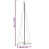 vidaXL V&aacute;nočn&iacute; stromek kužel 310 v&iacute;cebarevn&yacute;ch LED diod 100 x 300 cm