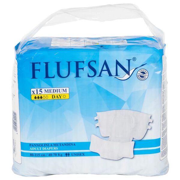 Flufsan Pleny pro dospělé jednorázové 15 ks velikost M