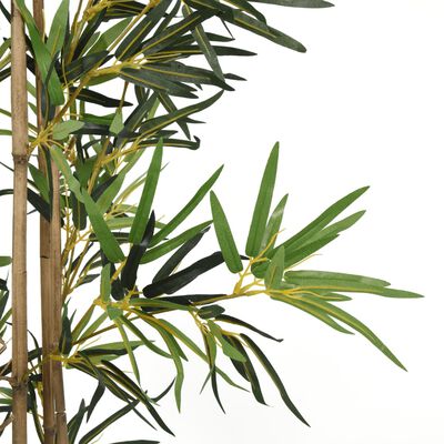 vidaXL Umělý bambus 368 listů 80 cm zelený
