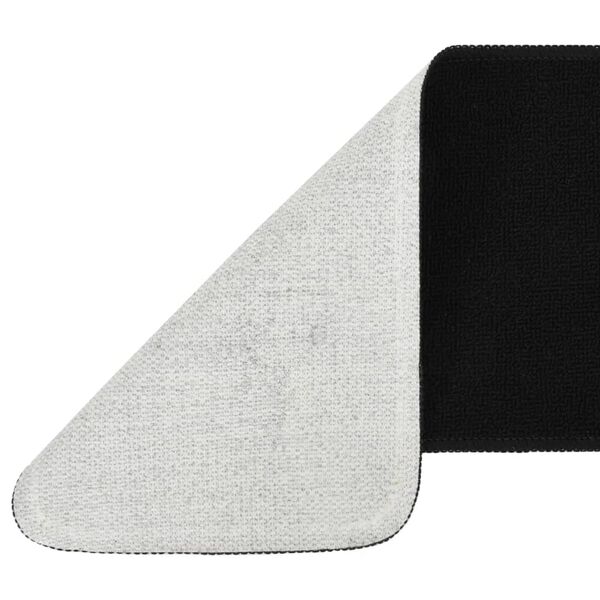 vidaXL Protiskluzové nášlapy na schody 15 ks 60x25cm černé obdélníkové