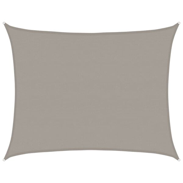 vidaXL Plachta proti slunci 160 g/m&sup2; obd&eacute;ln&iacute;k světle &scaron;ed&aacute; 6 x 8 m HDPE