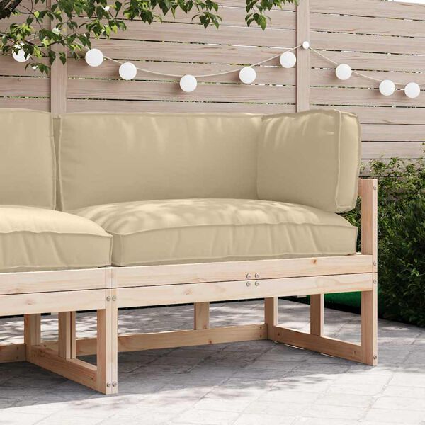 vidaXL Sada pol&scaron;t&aacute;řů na paletu 3 pcs B&eacute;žov&aacute; Oxford l&aacute;tka