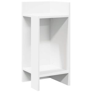 vidaXL Odkl&aacute;dac&iacute; stolek s polic&iacute; b&iacute;l&yacute; 25,5x27x60 cm
