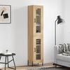 vidaXL Skř&iacute;ň highboard dub sonoma 34,5 x 34 x 180 cm kompozitn&iacute; dřevo