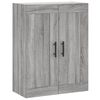 vidaXL Skř&iacute;ň highboard &scaron;ed&aacute; sonoma 69,5 x 34 x 180 cm kompozitn&iacute; dřevo