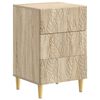 vidaXL Nočn&iacute; stolek Dub sonoma 43 x 39,5 x 66,5 cm Kompozitn&iacute; dřevo
