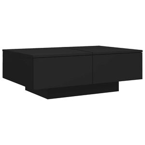 vidaXL Konferenčn&iacute; stolek čern&yacute; 90 x 60 x 31 cm kompozitn&iacute; dřevo