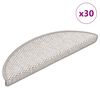 vidaXL Samolep&iacute;c&iacute; n&aacute;&scaron;lapy na schody vzhled sisal 30ks 56x17x3cm b&eacute;žov&eacute;