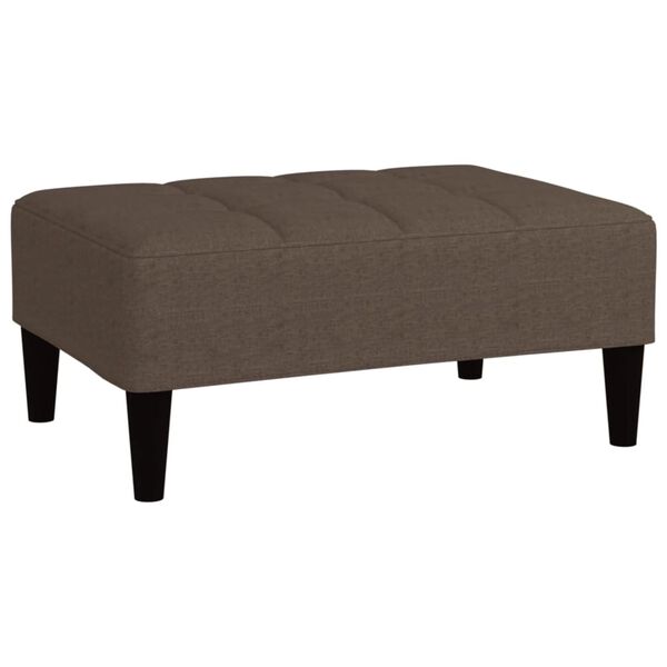 vidaXL Stolička taupe tkanina z mikrovl&aacute;kna