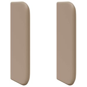 vidaXL U&scaron;i čela postele Hněd&aacute; 40,5 x 40,5 x 4 cm PVC