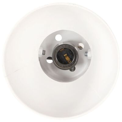 vidaXL Podlahová lampa se 2 svítidly bílá E27 litina