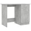 vidaXL Psac&iacute; stůl betonově &scaron;ed&yacute; 100 x 50 x 76 cm dřevotř&iacute;ska