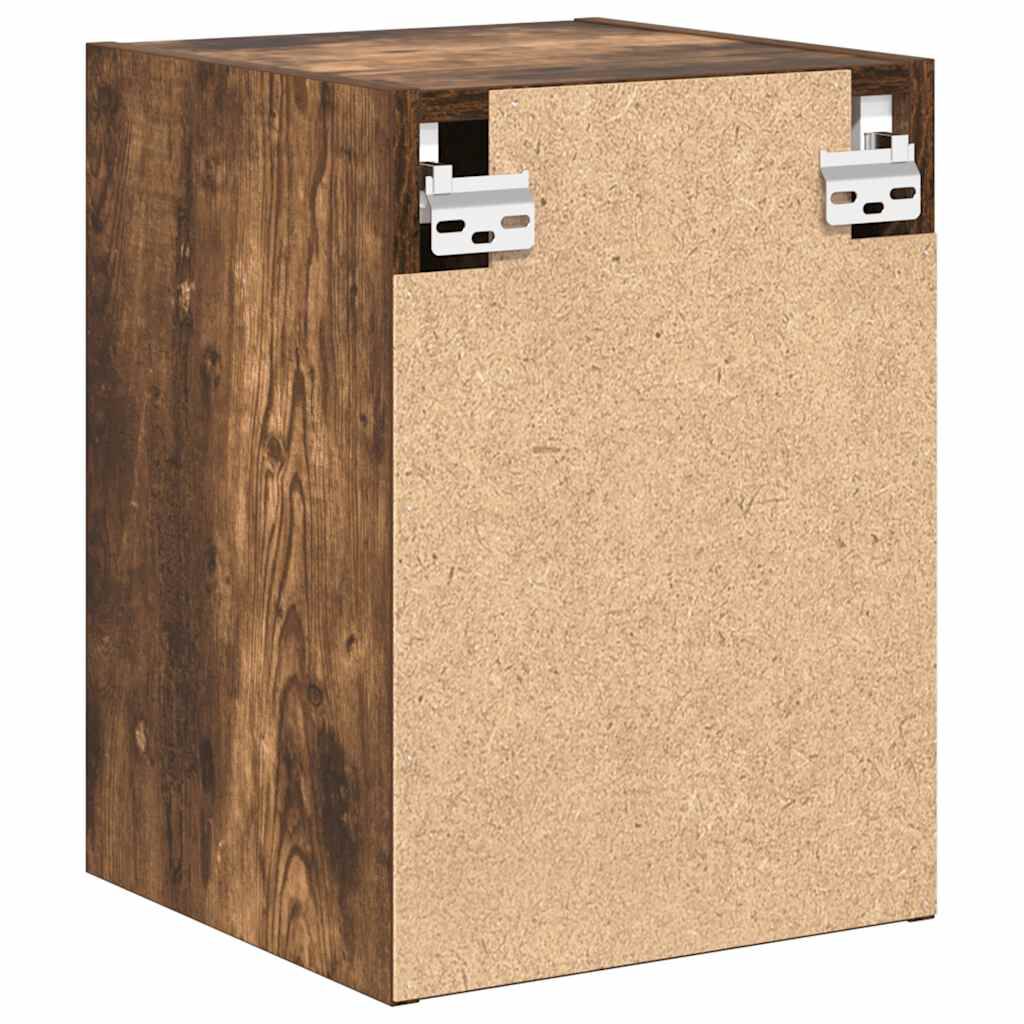 vidaXL Garážová nástěnná skříňka Smoked Oak Engineered Wood