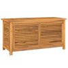 vidaXL Zahradn&iacute; &uacute;ložn&yacute; box s vložkou 114 x 50 x 58 cm masivn&iacute; teak