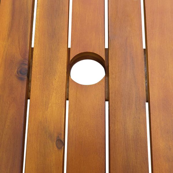 vidaXL 9d&iacute;ln&yacute; zahradn&iacute; j&iacute;deln&iacute; set masivn&iacute; ak&aacute;ciov&eacute; dřevo