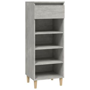 vidaXL Botn&iacute;k betonově &scaron;ed&yacute; 40x36x105 cm kompozitn&iacute; dřevo
