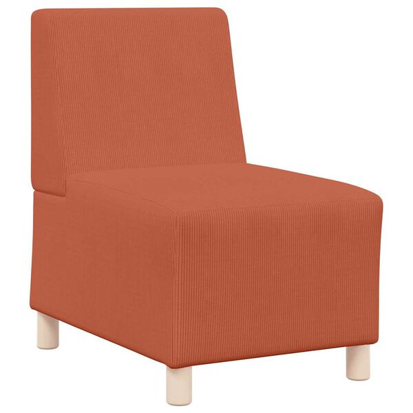 vidaXL Modulov&aacute; sedačka bez opěradel 2 pcs Oranžov&aacute; 55 x 74 x 82 cm
