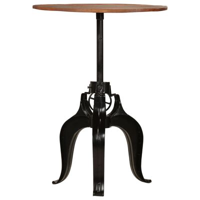 vidaXL Barový stůl z masivního recyklovaného dřeva 75 x (76–110) cm