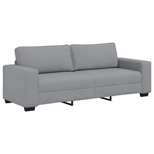vidaXL Pohovka pro 3 osoby Světle &scaron;ed&aacute; 220x77x82 cm L&aacute;tka