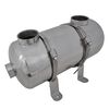 vidaXL V&yacute;měn&iacute;k tepla pro baz&eacute;n 355 x 134 mm 40 kW