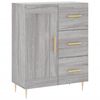 vidaXL Skř&iacute;ň highboard &scaron;ed&aacute; sonoma 69,5 x 34 x 180 cm kompozitn&iacute; dřevo