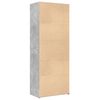 vidaXL Skř&iacute;ň highboard betonově &scaron;ed&aacute; 70x42,5x185 cm kompozitn&iacute; dřevo