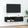 vidaXL TV skř&iacute;ňka Čern&yacute; dub 100x31x25,5 cm Dřevěn&aacute; konstrukce