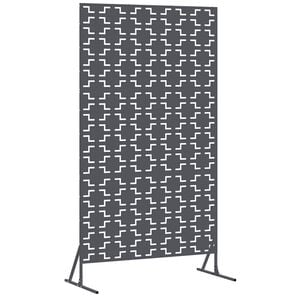 vidaXL Obrazovka pro soukrom&iacute; Antracit 100 x 50 x 180 cm Ocel