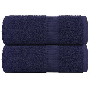 vidaXL Ručn&iacute;ky FROGN 2 ks tmavě modr&eacute; 30x30 cm 360 g/m&sup2;