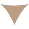 vidaXL St&iacute;n&iacute;c&iacute; plachta 160 g/m&sup2; taupe 2,5 x 2,5 x 3,5 m HDPE