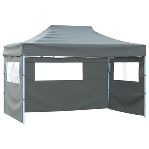 vidaXL Party Stan 280 x 410 x 315 cm Antracitov&aacute; Oxford l&aacute;tka