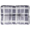 vidaXL Podu&scaron;ka na palety &scaron;ed&aacute; k&aacute;rovan&aacute; 50 x 40 x 12 cm textil