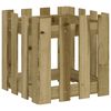 vidaXL Zahradn&iacute; truhl&iacute;k plotov&yacute; design 40x40x40 cm impregnovan&eacute; dřevo