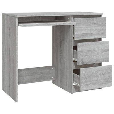 vidaXL Psací stůl šedý sonoma 90 x 45 x 76 cm kompozitní dřevo