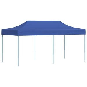 vidaXL Rozkl&aacute;dac&iacute; stan nůžkov&yacute; 3 x 6 m modr&yacute;