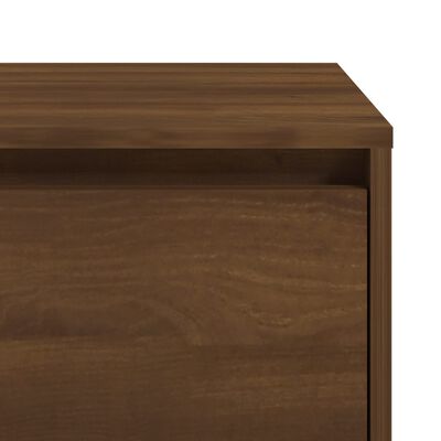 vidaXL Noční stolek hnědý dub 45 x 34 x 44,5 cm dřevotříska