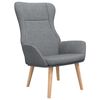 vidaXL Relaxačn&iacute; křeslo světle &scaron;ed&eacute; textil