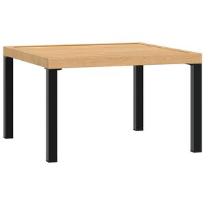 vidaXL Zahradn&iacute; konferenčn&iacute; stolek čern&yacute; 65 x 65 x 40 cm hlin&iacute;k