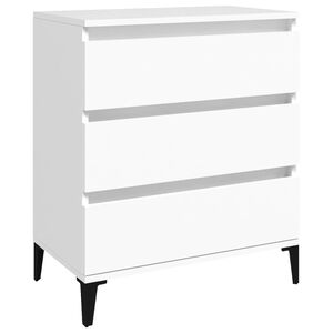 vidaXL Př&iacute;born&iacute;k b&iacute;l&yacute; 60 x 35 x 70 cm kompozitn&iacute; dřevo