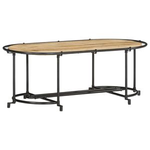 vidaXL Konferenčn&iacute; stolek 110x55x40cm masivn&iacute; hrub&eacute; mangovn&iacute;kov&eacute; dřevo